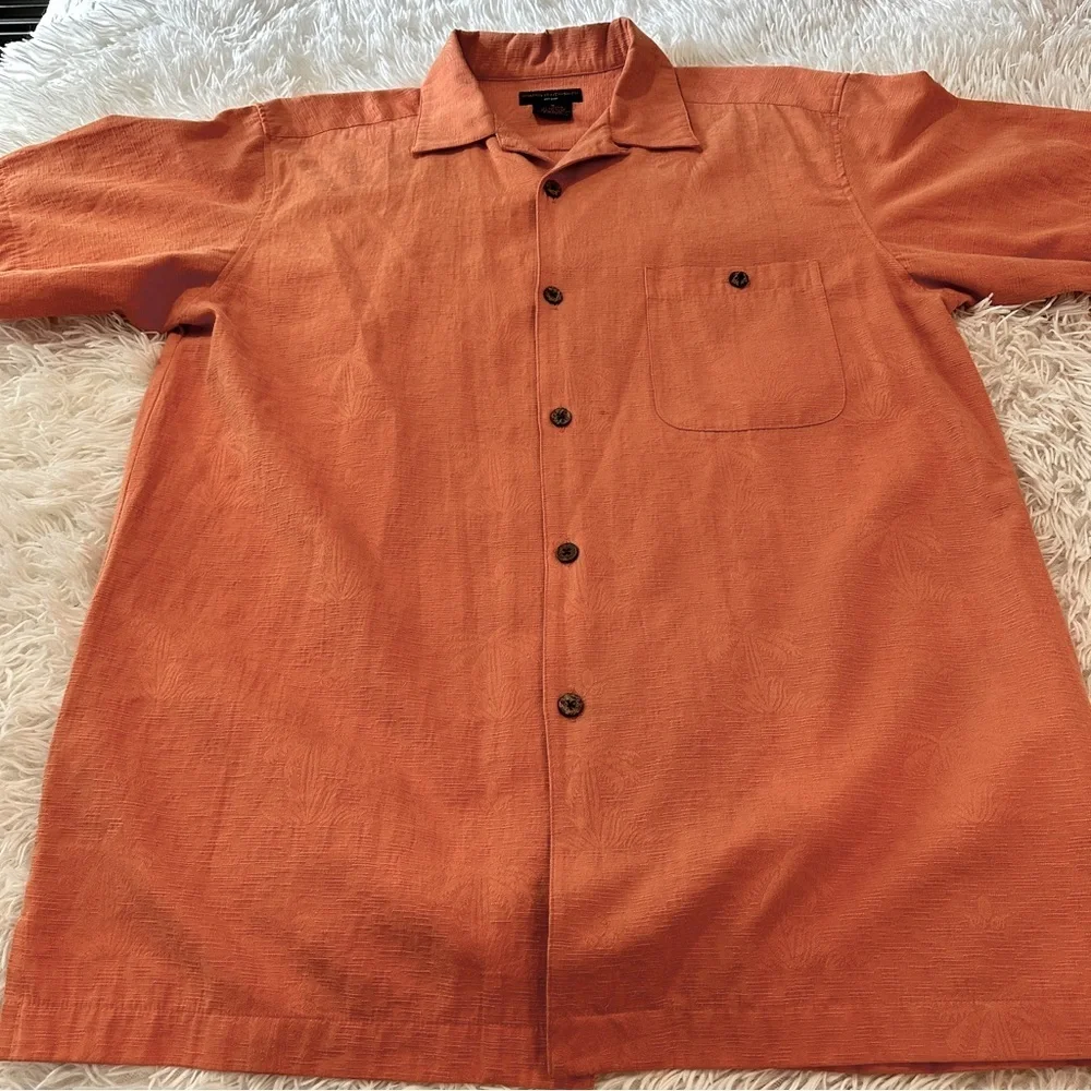 Gordon Clothing Co. Cotton Blend Button-Front Shirt Men’s M
